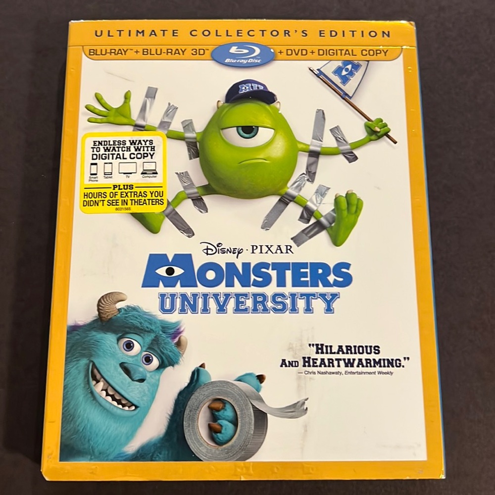 Monsters University Blu-ray 3D combo pack